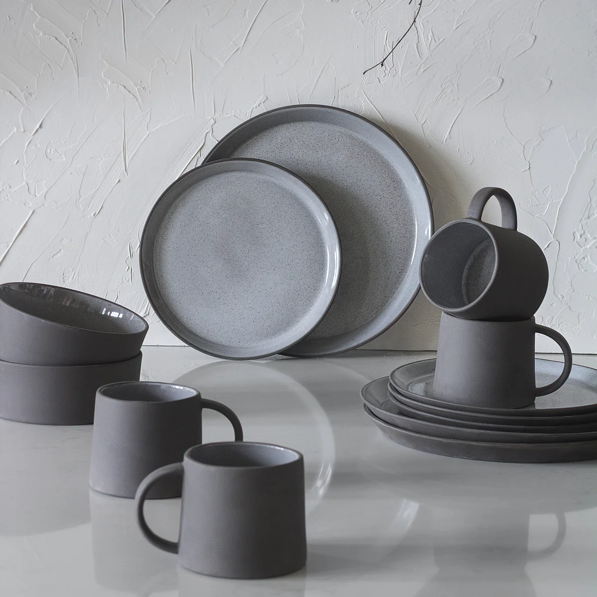 Aska Stoneware Side Plate Charcoal Grey - Image 5
