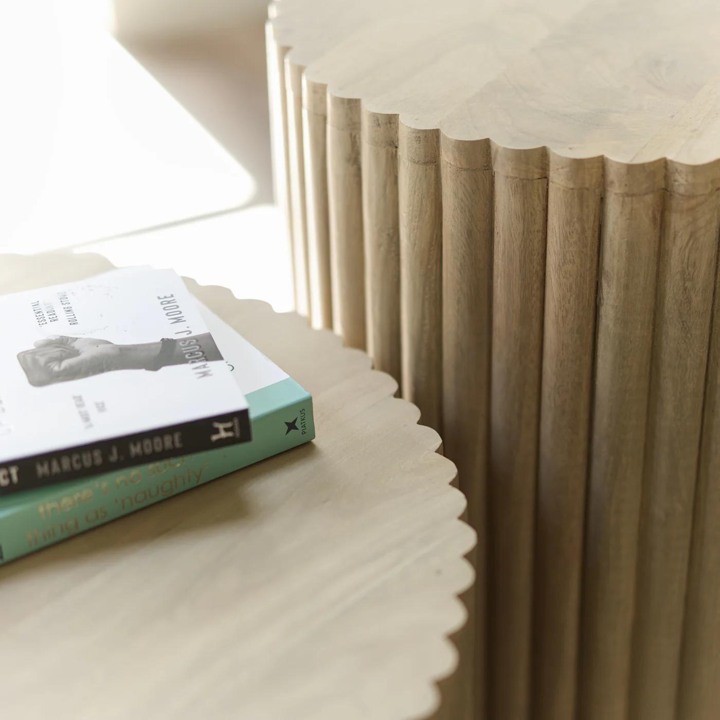 Baldr Ribbed Side Table - Image 6