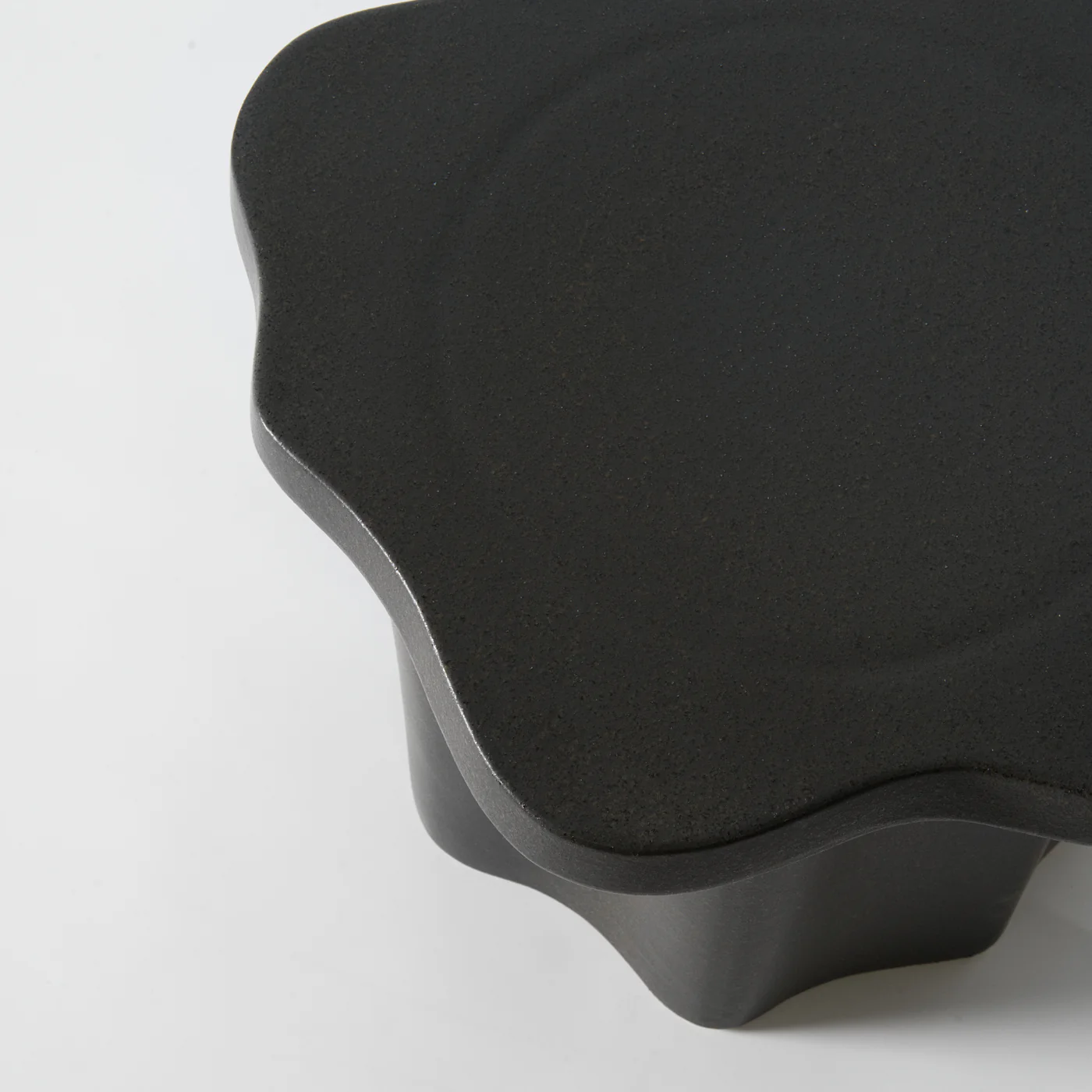 Kado Stoneware Side Table, Black - Image 5