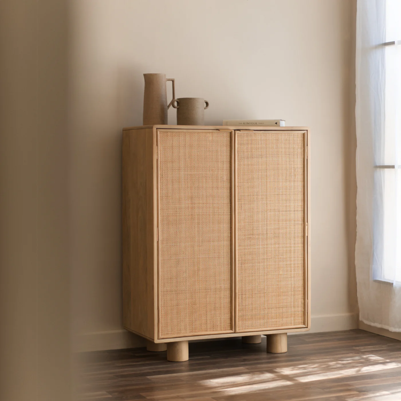Lars Storage Cabinet Cane