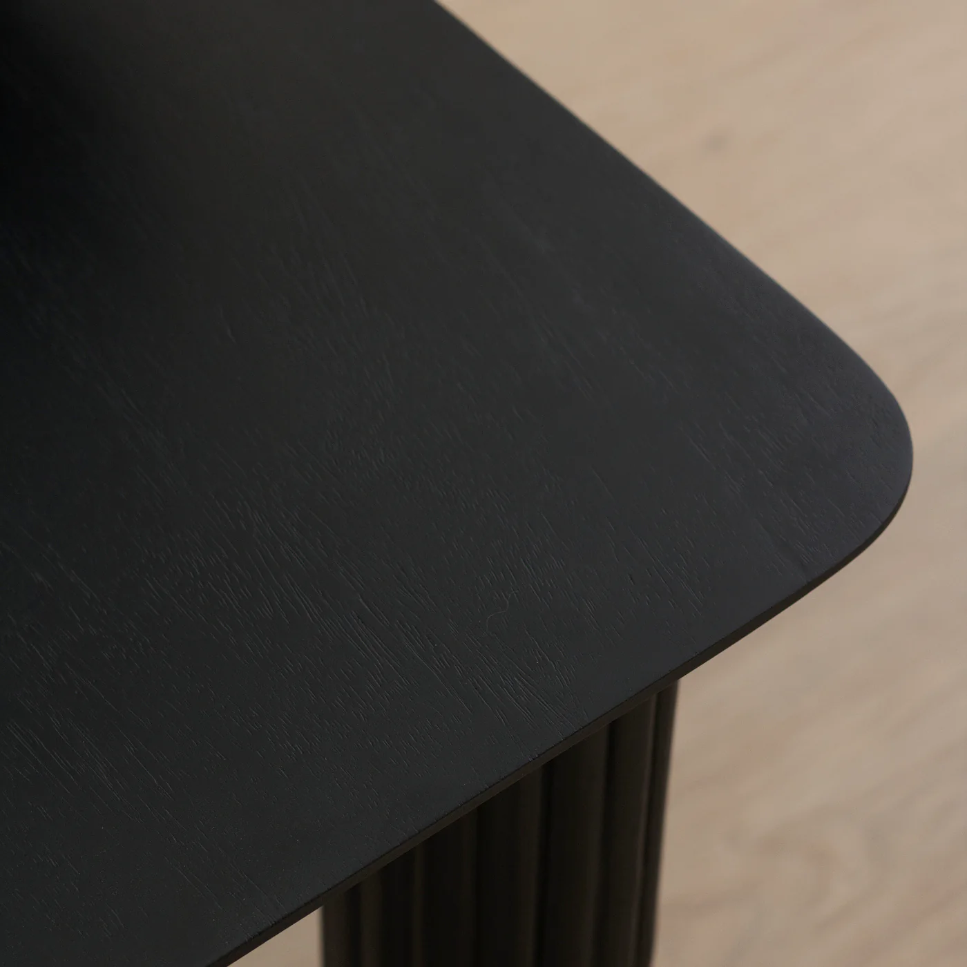 Larsen Ribbed Side Table Black - Image 6