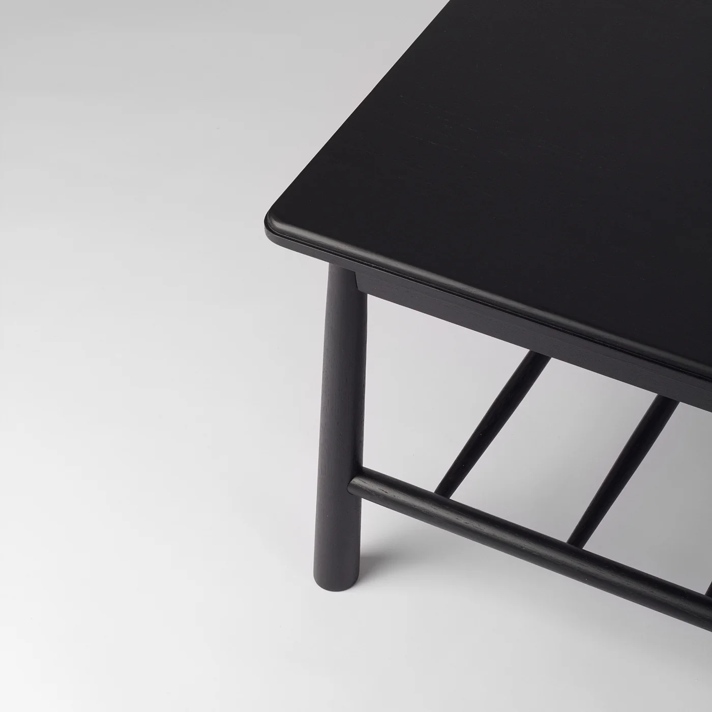 Lena Black Oak Coffee Table - Image 3