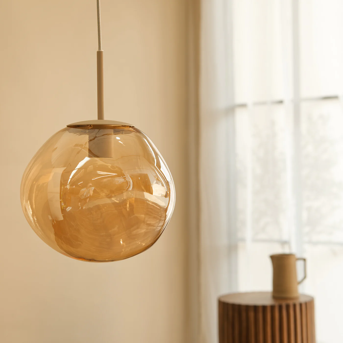 Ljus Pendant Light, Amber - Image 2
