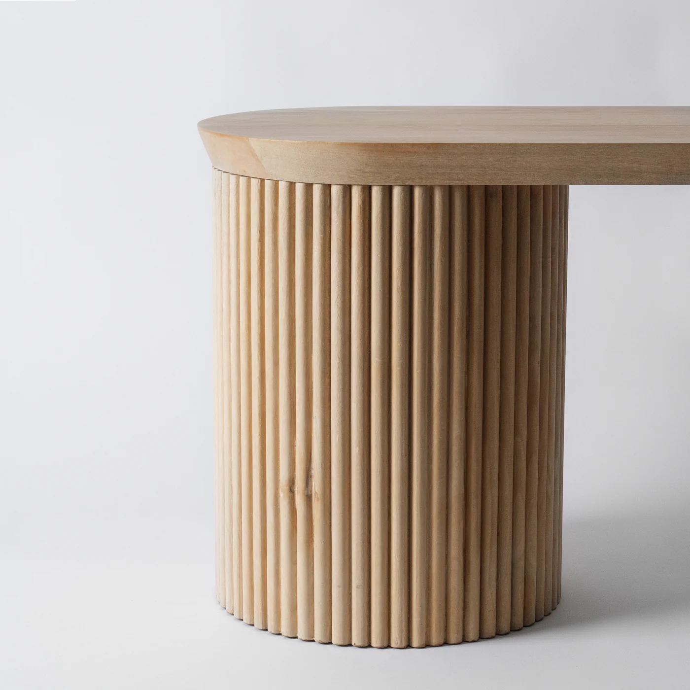 Larsen Long Wooden Dining Bench - Image 3