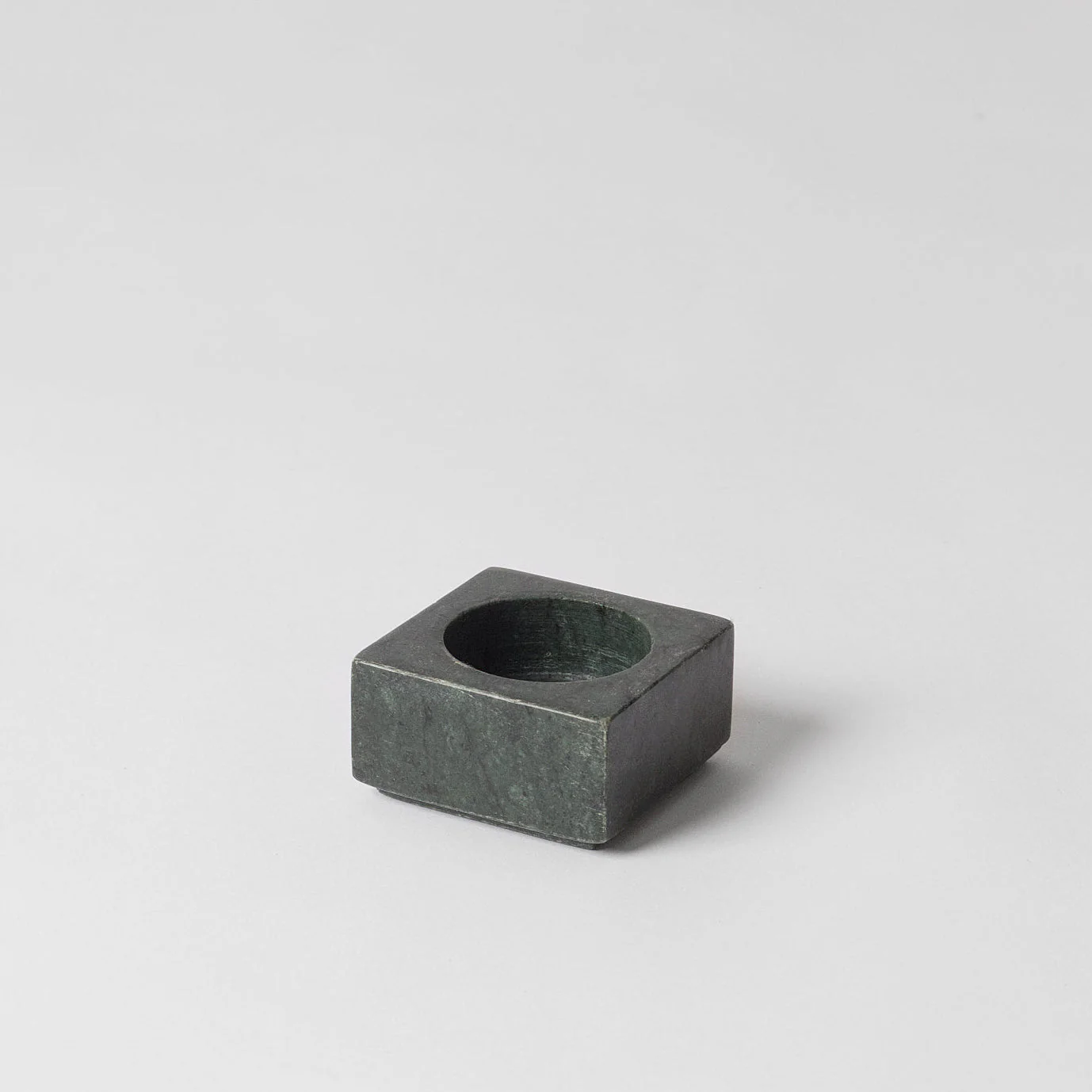 Meja Green Marble Tealight Holder