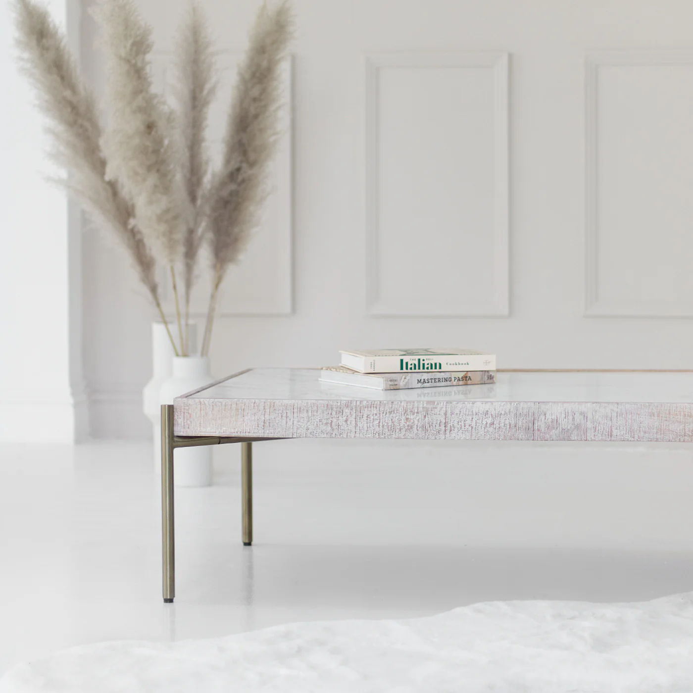 Moxie White Marble Coffee Table - Image 2
