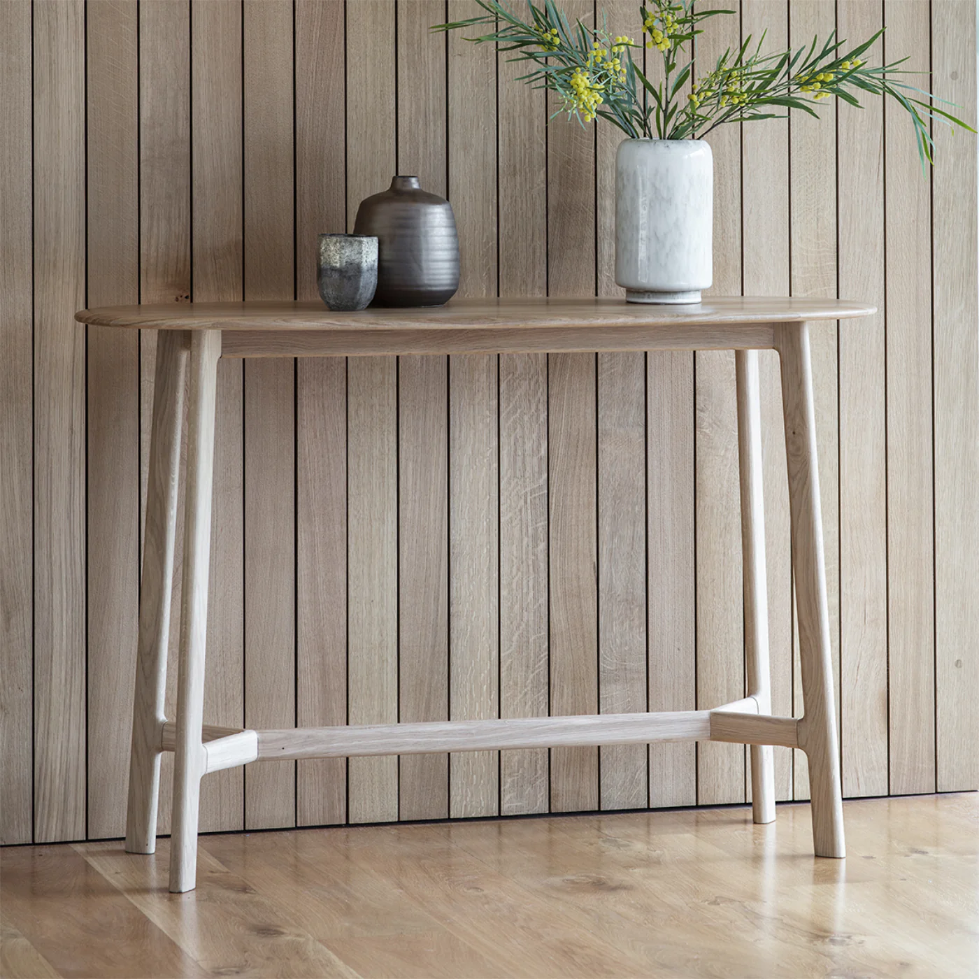 Oxull Oak Console Table - Image 2