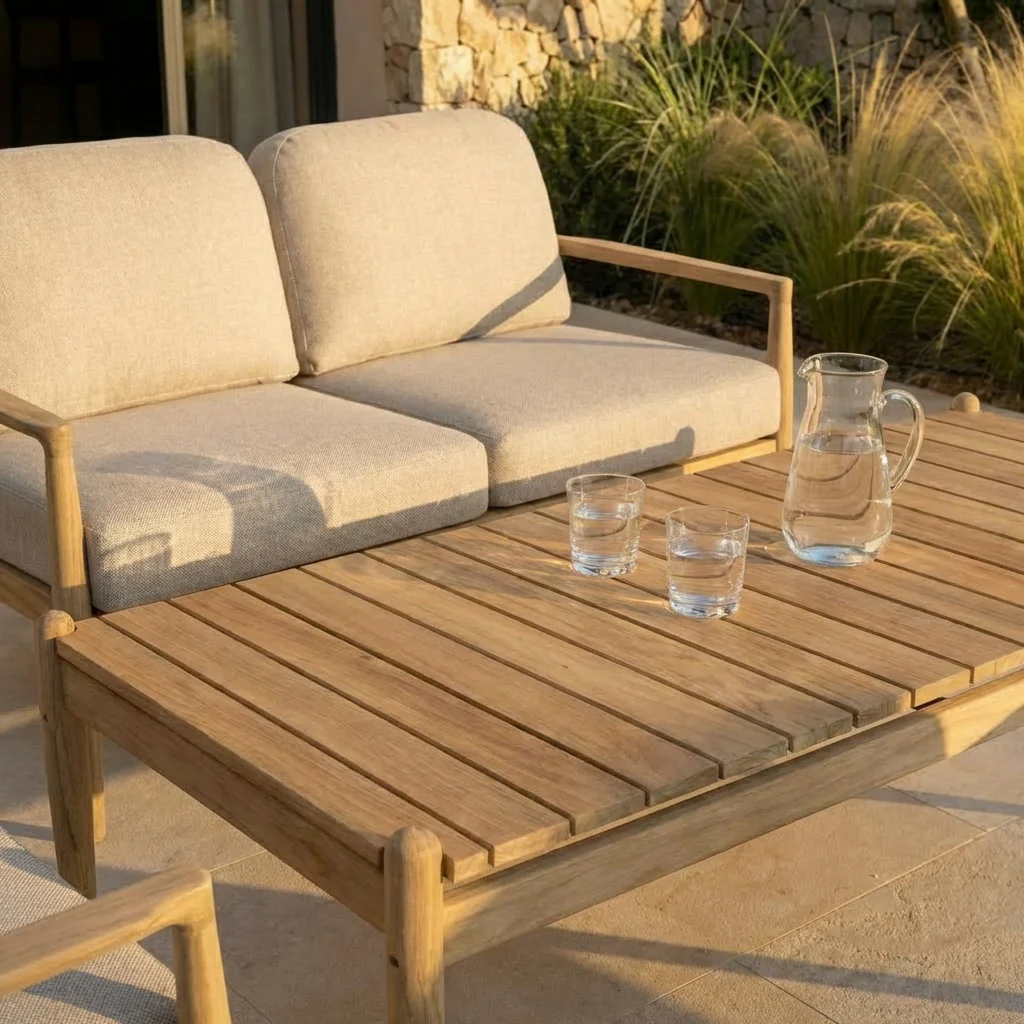 Spindle Outdoor Coffee Table - Image 2