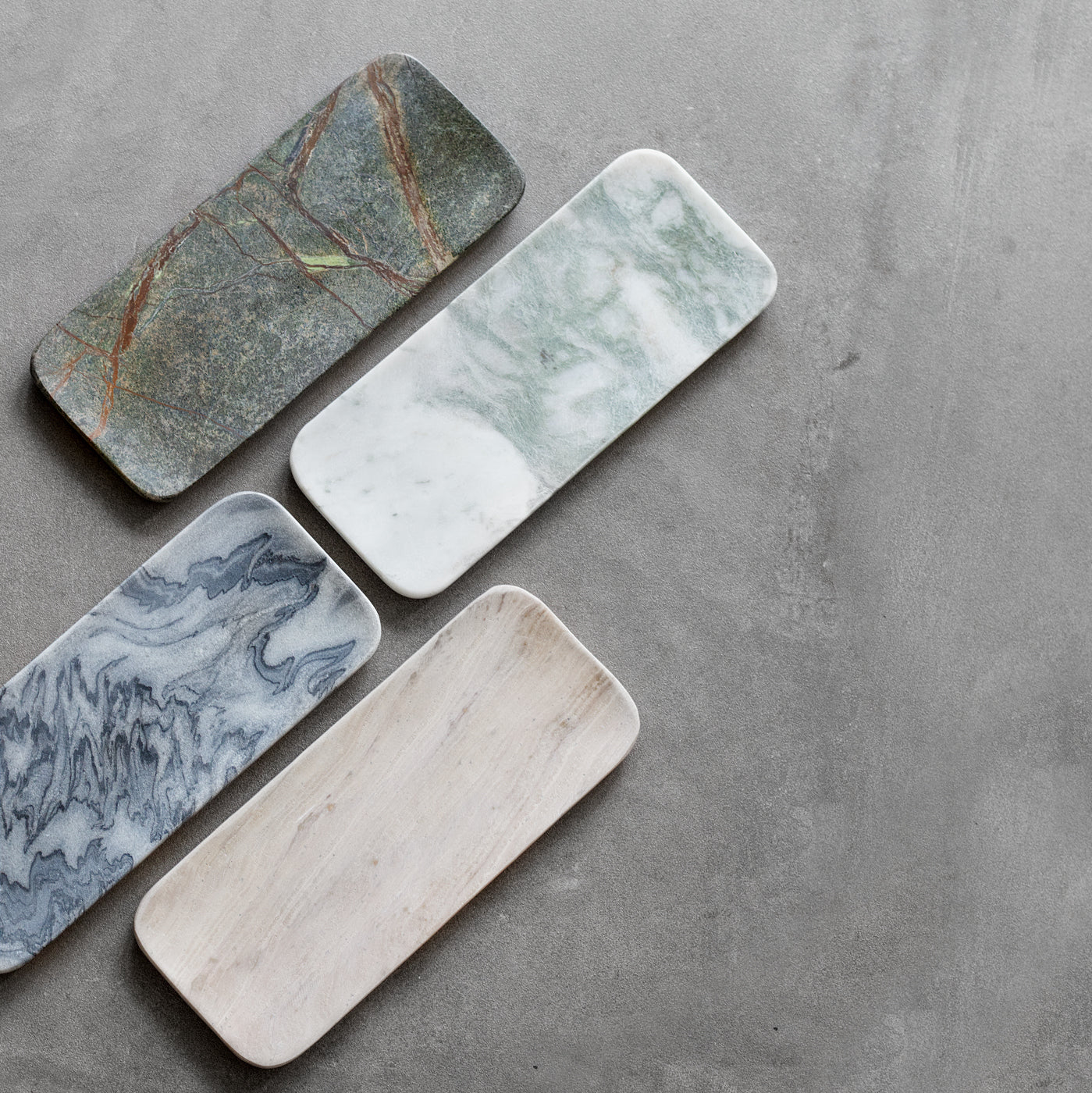Tasman Grey Marble Tray - Image 2