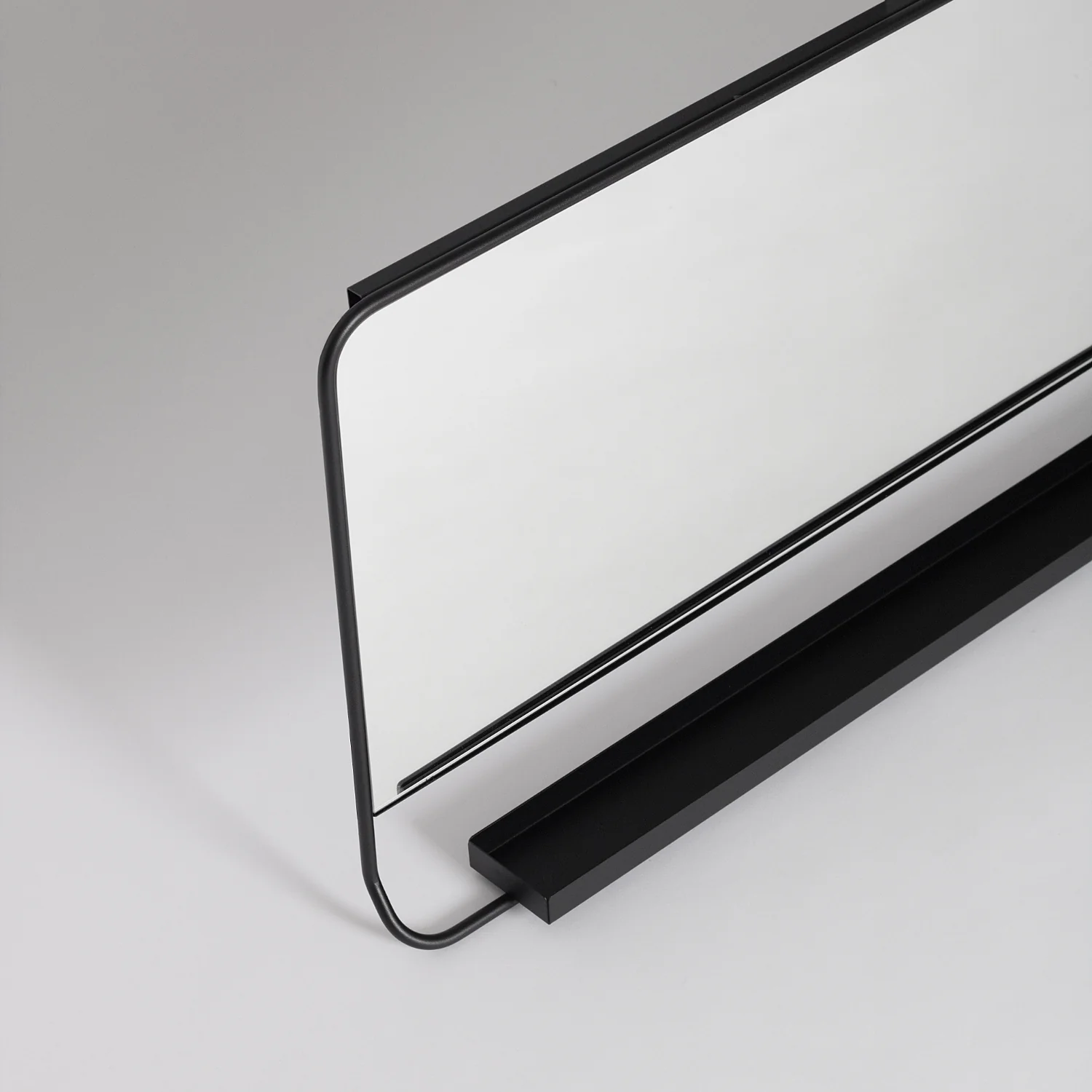 Veil Landscape Mirror With Shelf - Image 4