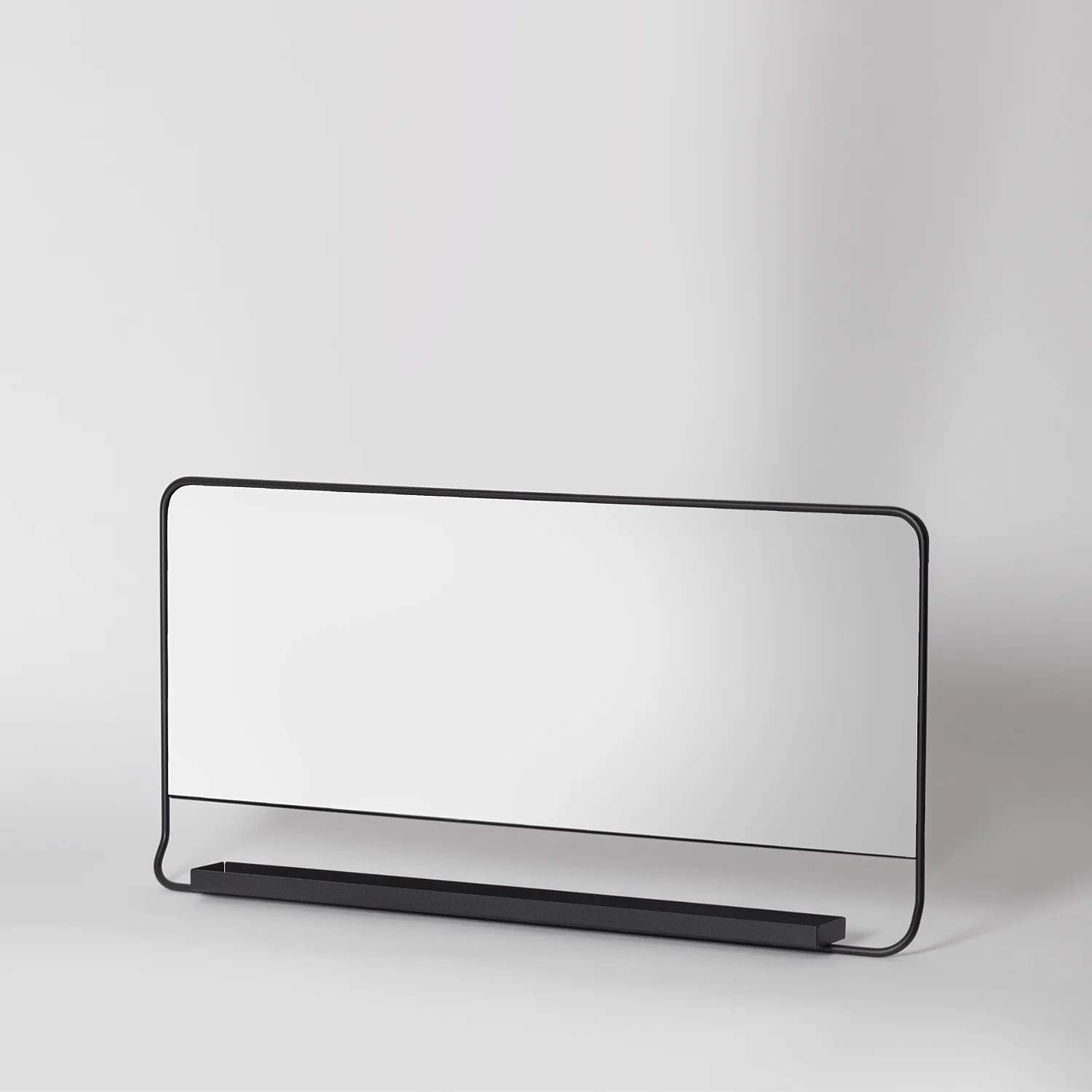 Veil Landscape Mirror With Shelf - Image 5